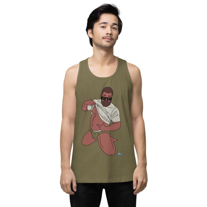 Men’s premium tank top - Belly Pride - Image 32