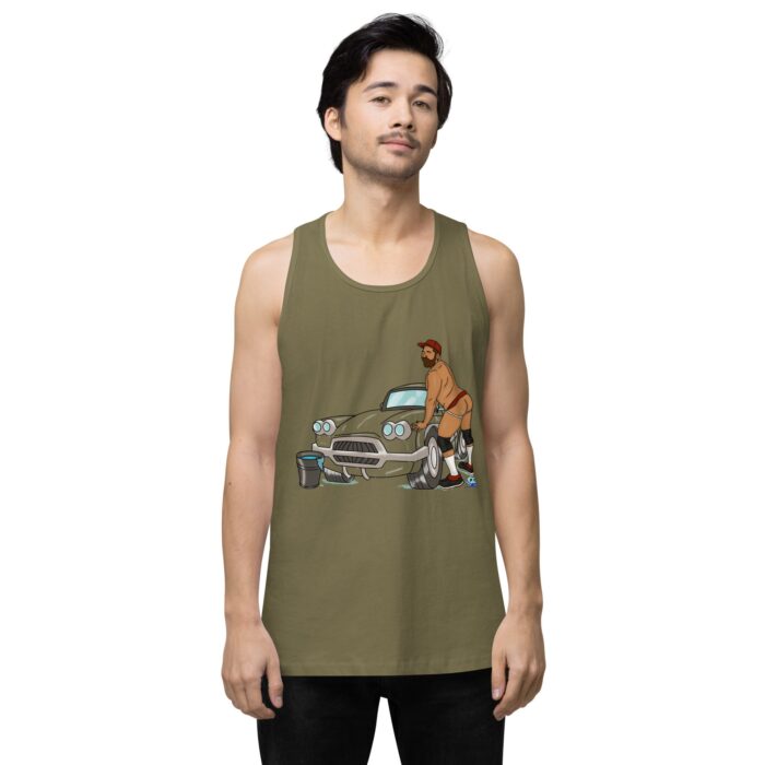 Men’s premium tank top - Car Wash - Image 14