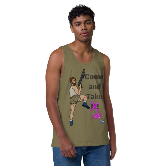 Men’s premium tank top - Come and Take Me - Image 18