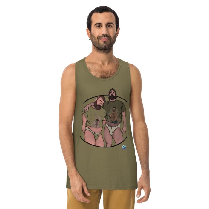 Men’s premium tank top - Cropped - Image 8