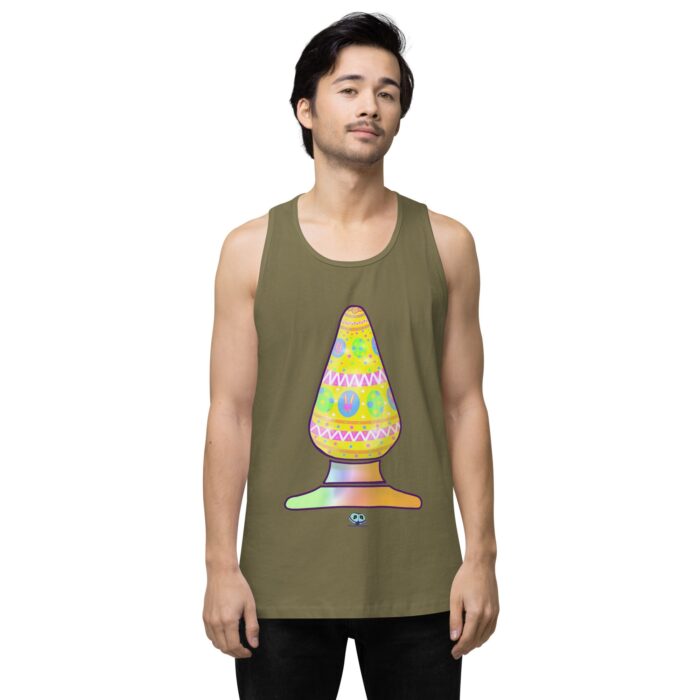 Men’s premium tank top - Easter Egg Butt Plug - Image 22