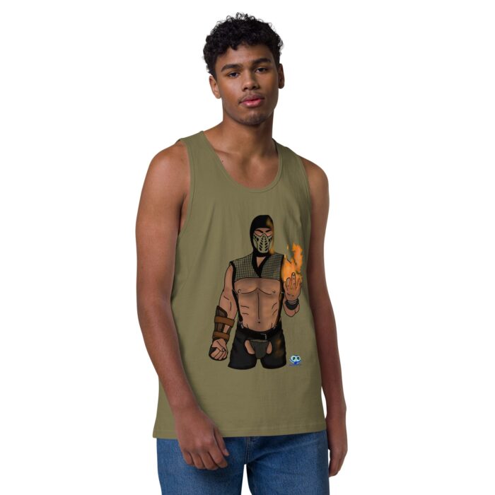 Men’s premium tank top - Finish Him - Image 26