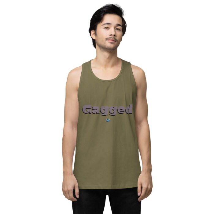 Men’s premium tank top - Gagged - Image 32