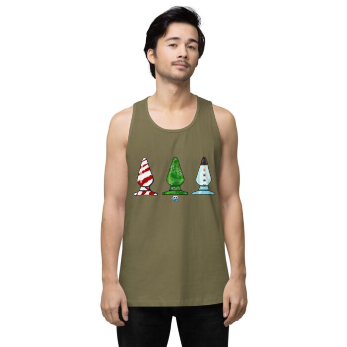 Men’s premium tank top - Holiday Butt Plugs - Image 13