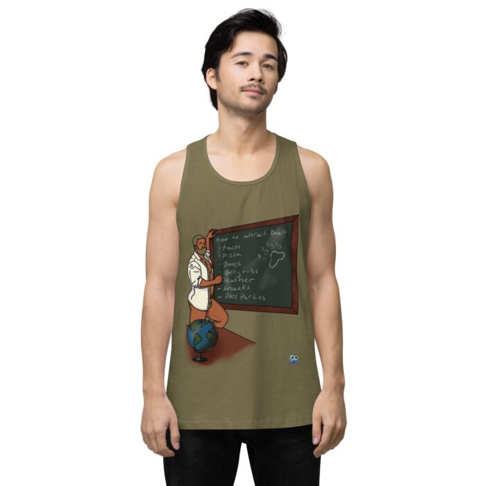 Men’s premium tank top - How To Attract A Bear - Image 32