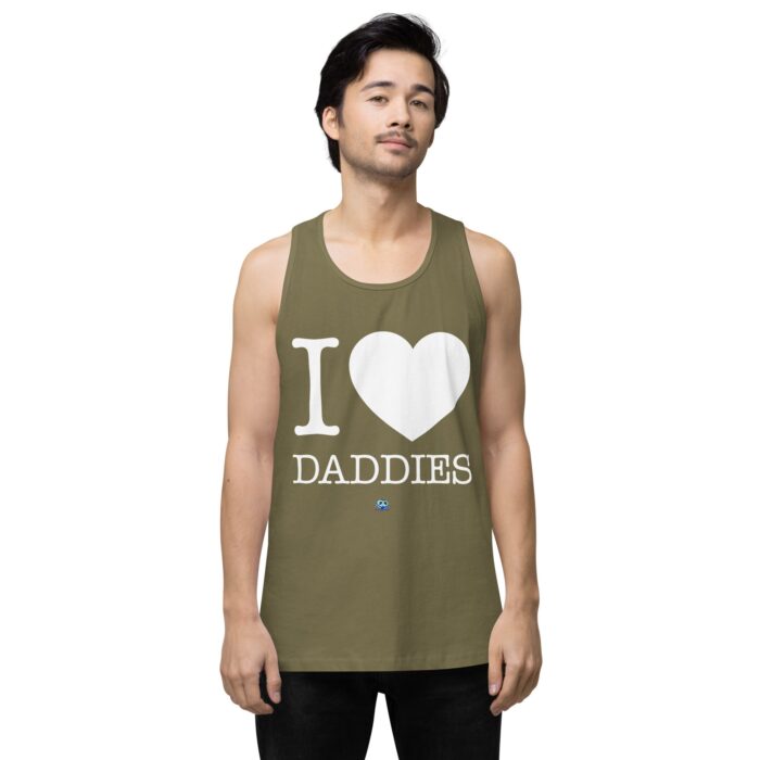 Men’s premium tank top - I Heart Daddies - Image 31