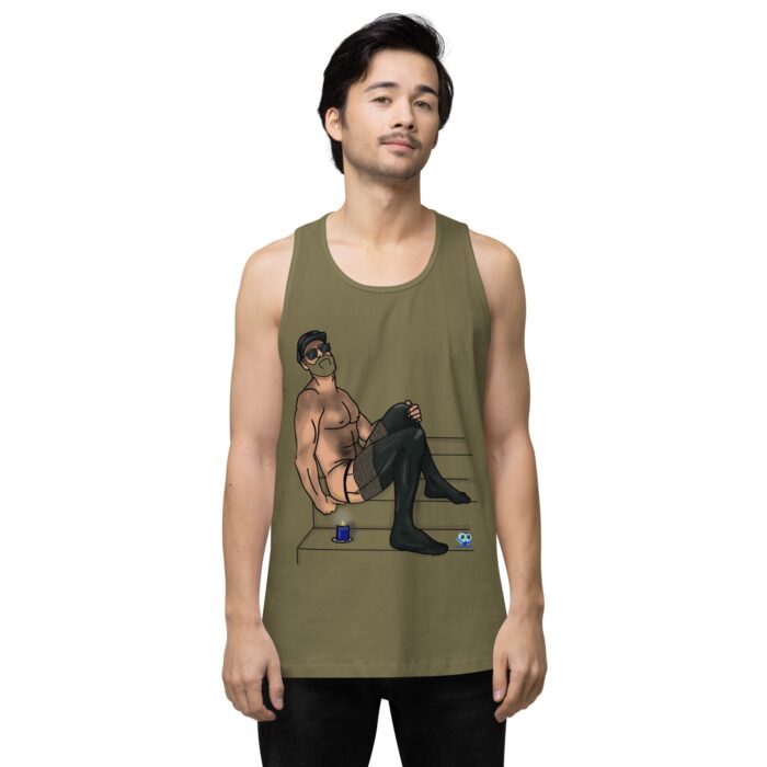 Men’s premium tank top - Leather and Lace - Image 32