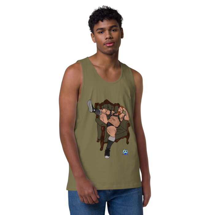Men’s premium tank top - Leather Chair - Image 26