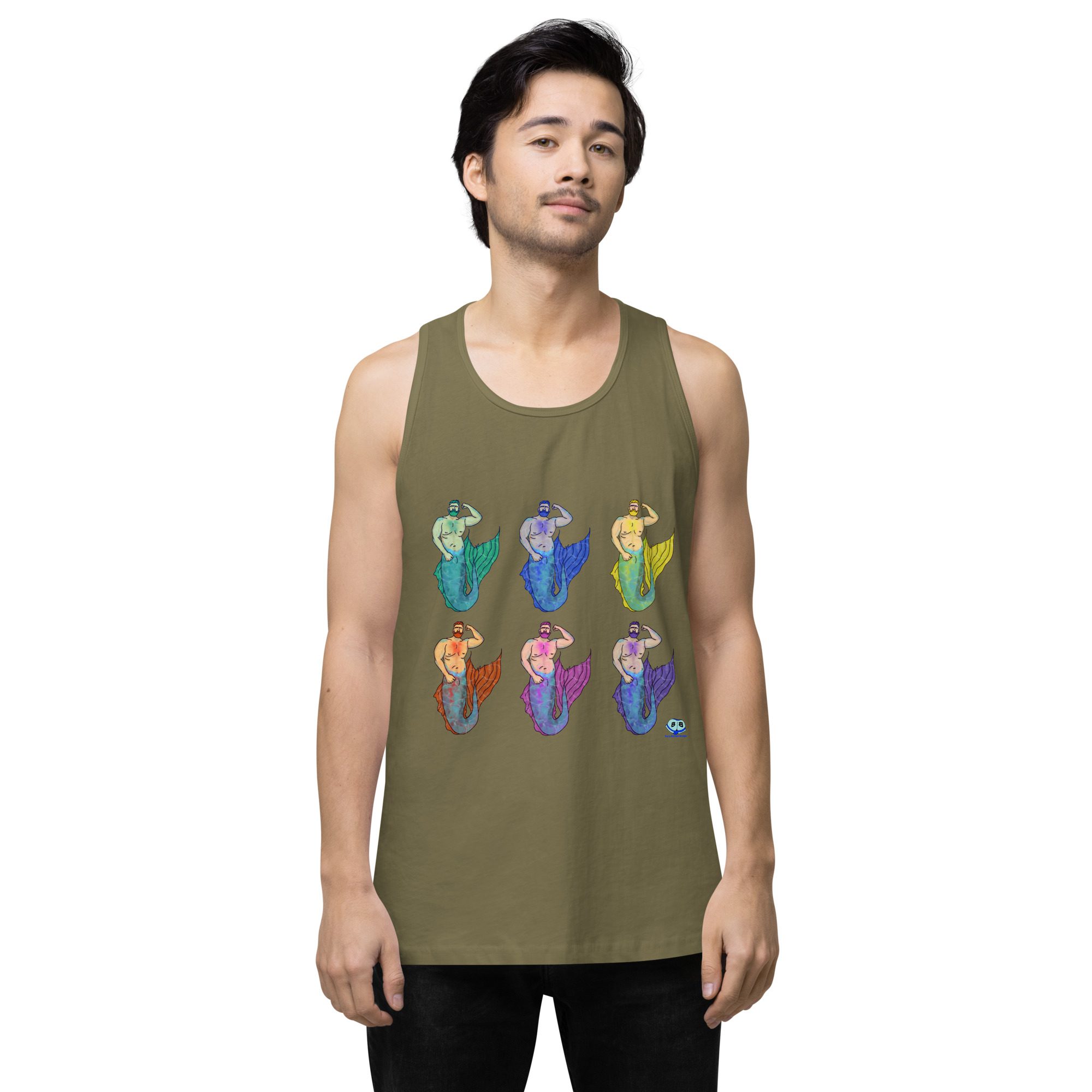 Men’s premium tank top - MerCub Multi - Image 13