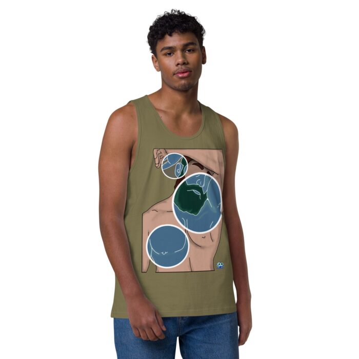 Men’s premium tank top - Negative Feelings - Image 18