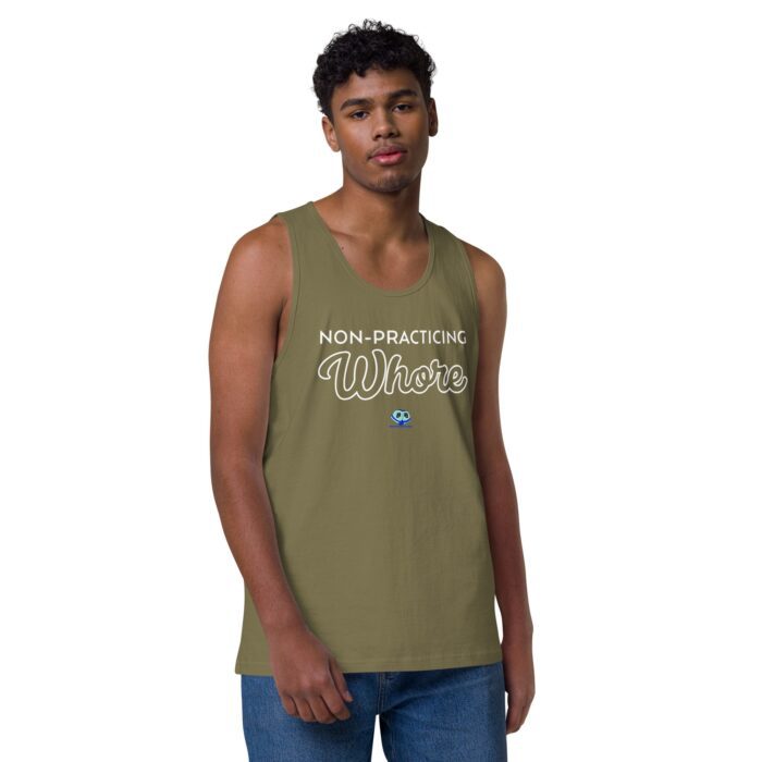 Men’s premium tank top - Non-Practicing Whore - Image 25