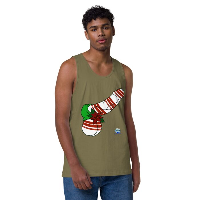 Men’s premium tank top - Peppermint Dick - Image 25