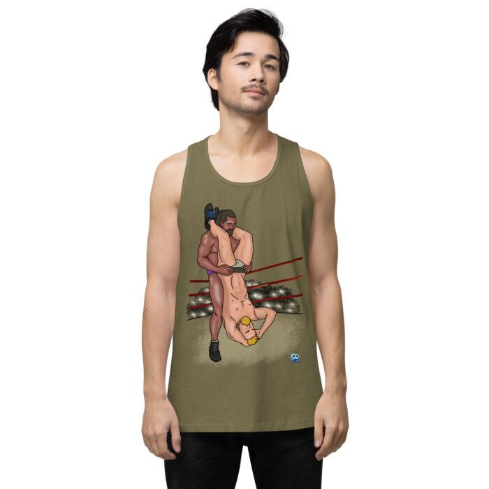 Men’s premium tank top - Pile Driver - Image 13