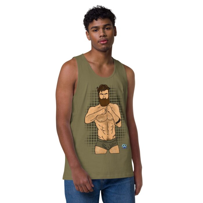 Men’s premium tank top - Put Up Your Dukes - Image 13
