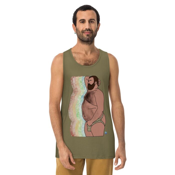 Men’s premium tank top - Radiant - Image 13