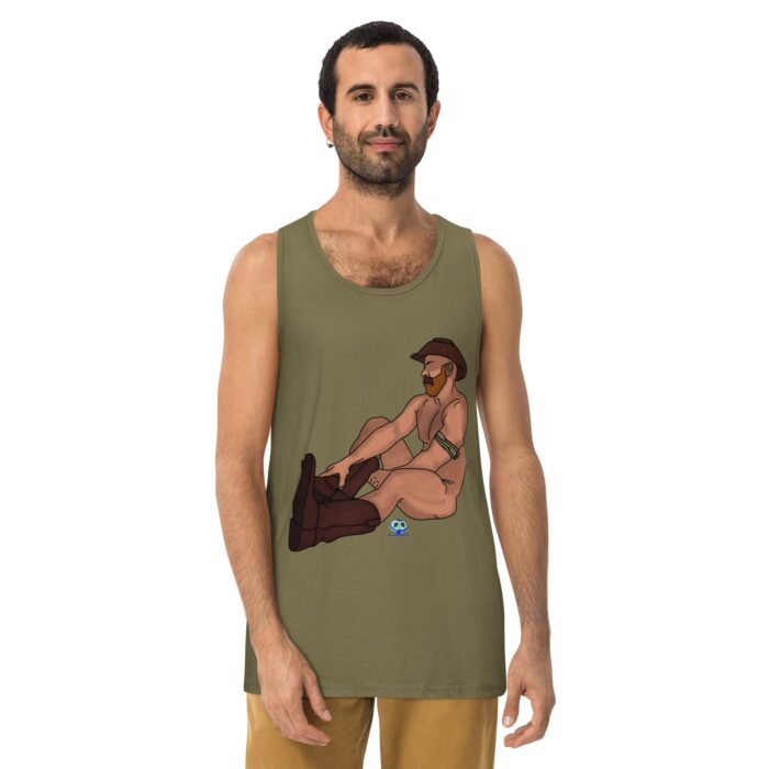 Men’s premium tank top - Rodeo Season - Image 7