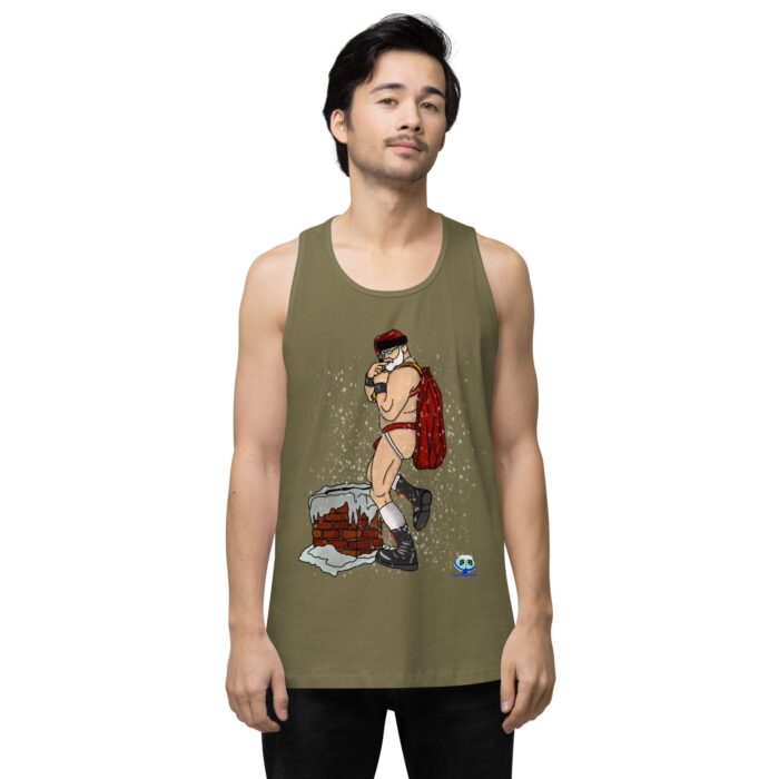 Men’s premium tank top - Santa's Sack - Image 32