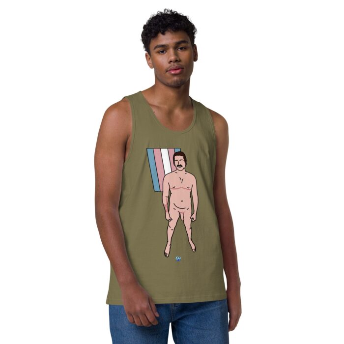 Men’s premium tank top - Scars - Image 14