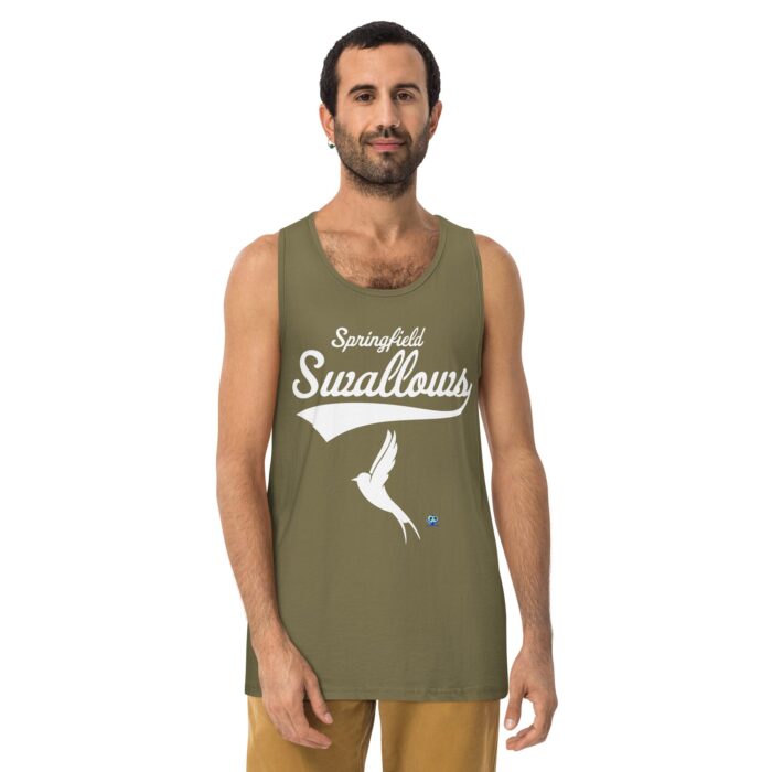 Men’s premium tank top - Springfield Swallows - Image 7
