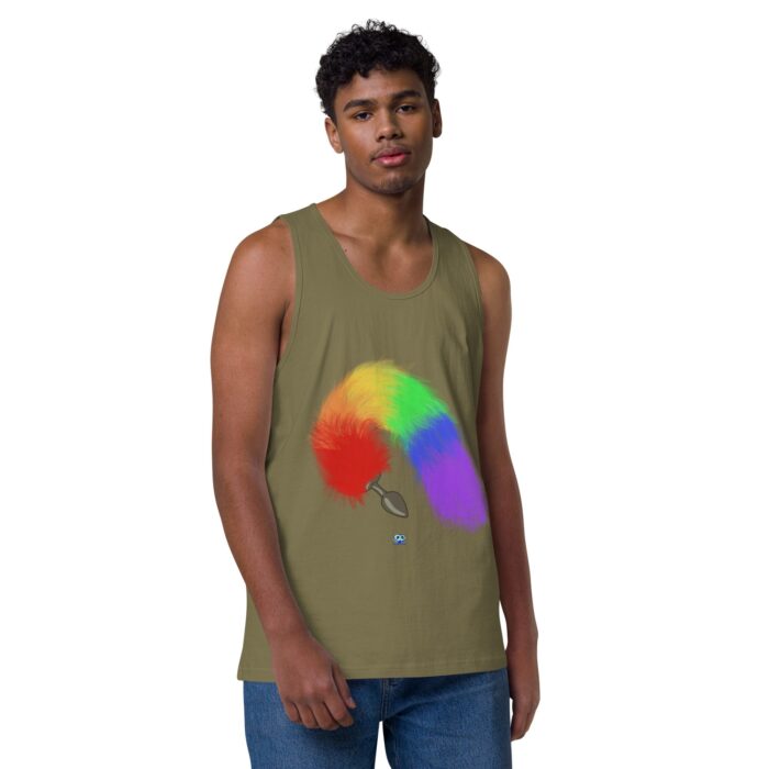 Men’s premium tank top - Tails - Image 25