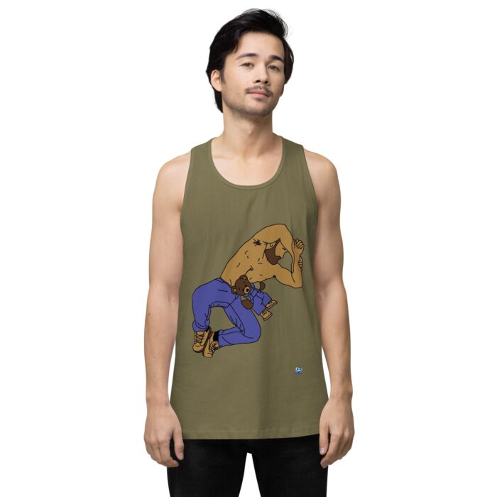 Men’s premium tank top - Teddy Bear Snuggles - Image 32