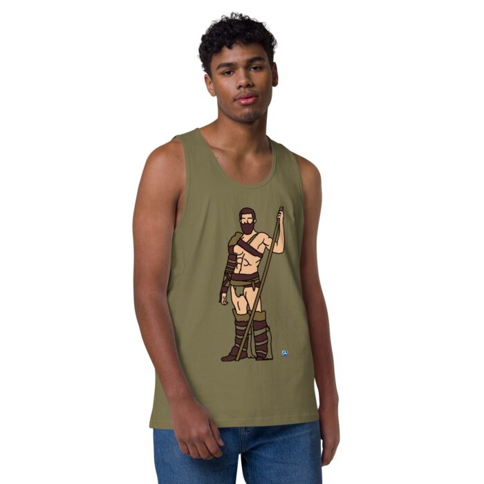 Men’s premium tank top - The Warrior - Image 25