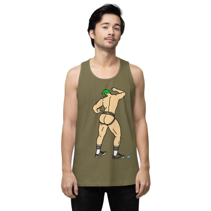 Men’s premium tank top - Up Against The Wall - Image 32