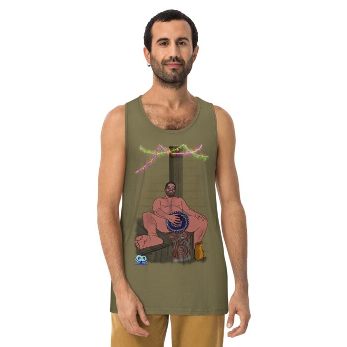 Men’s premium tank top - Vaquero - Image 8