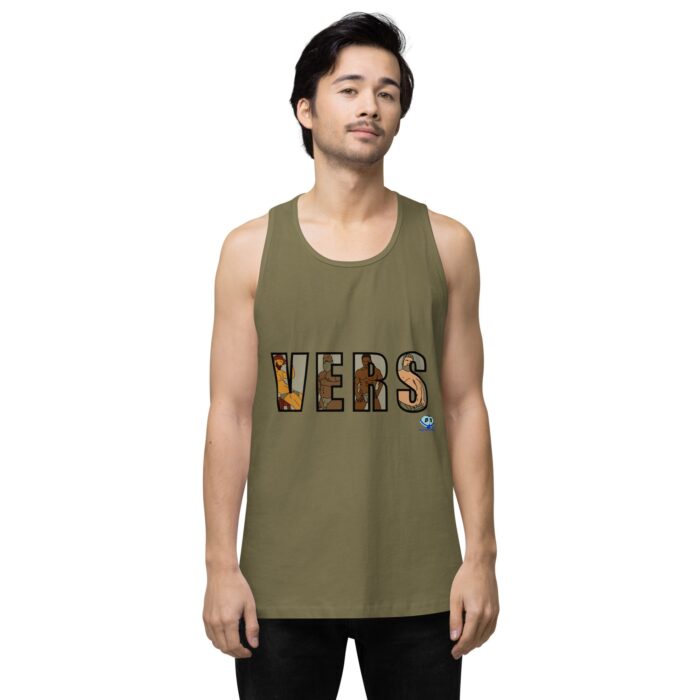 Men’s premium tank top - VERS Cutout - Image 32