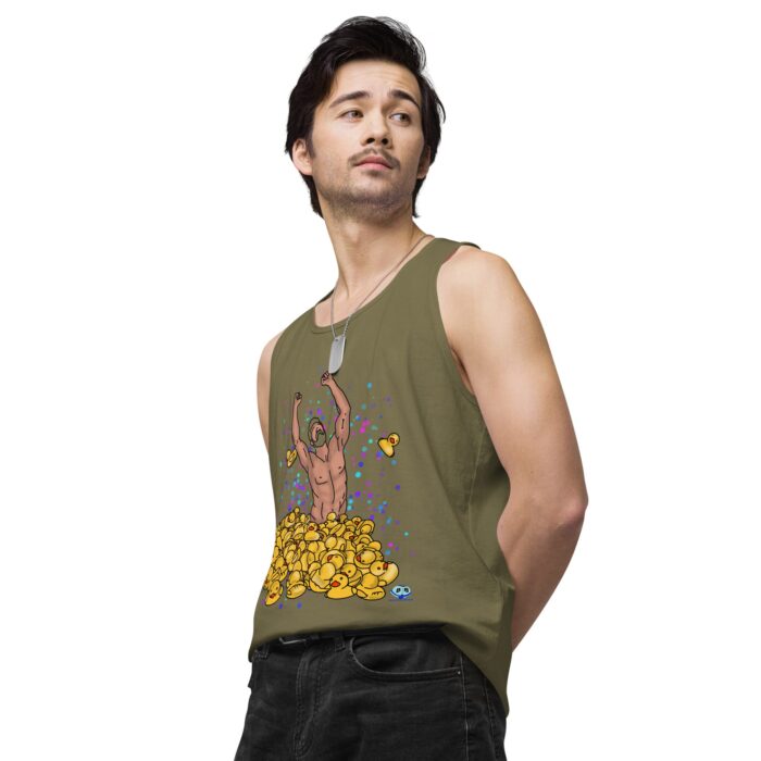 Men’s premium tank top - Cruising for Ducks - Image 35