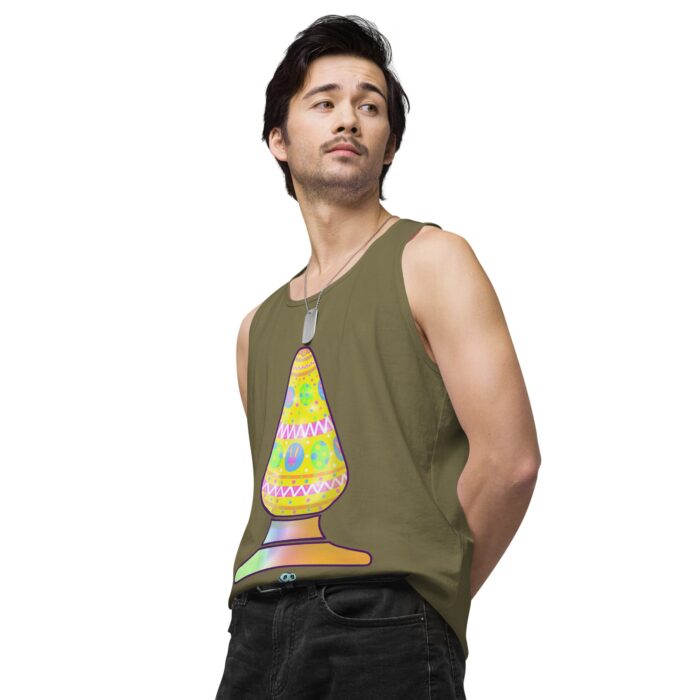 Men’s premium tank top - Easter Egg Butt Plug - Image 25