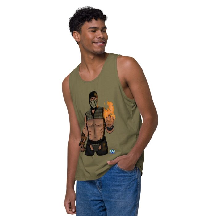 Men’s premium tank top - Finish Him - Image 28