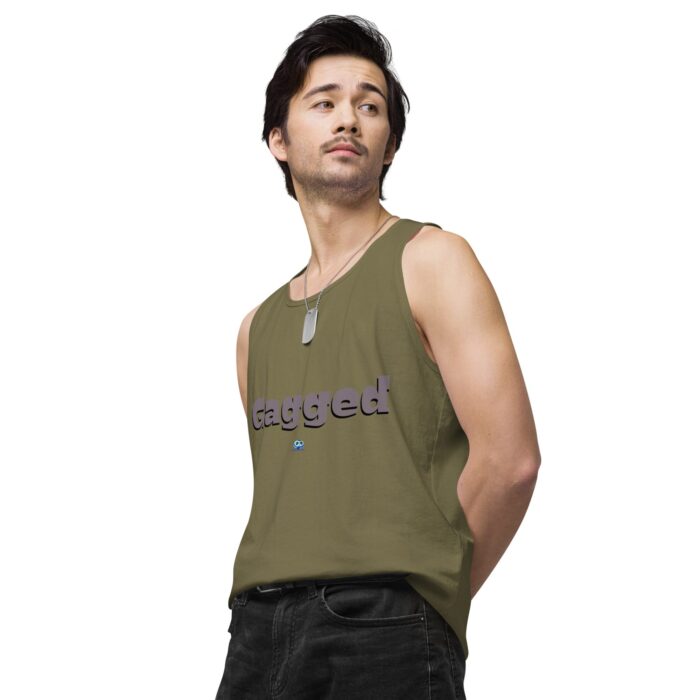 Men’s premium tank top - Gagged - Image 35