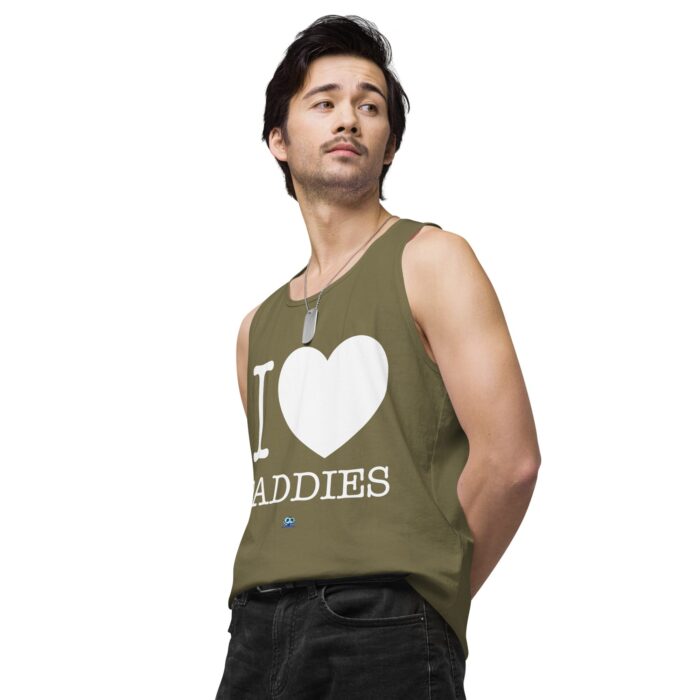 Men’s premium tank top - I Heart Daddies - Image 34
