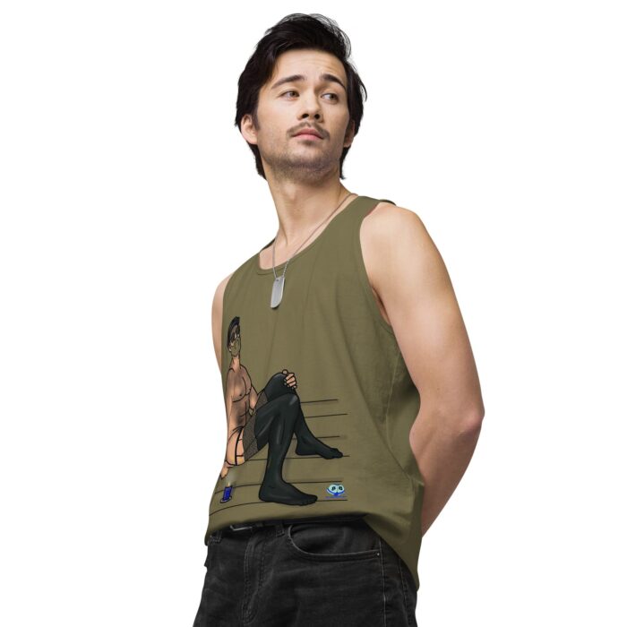 Men’s premium tank top - Leather and Lace - Image 35