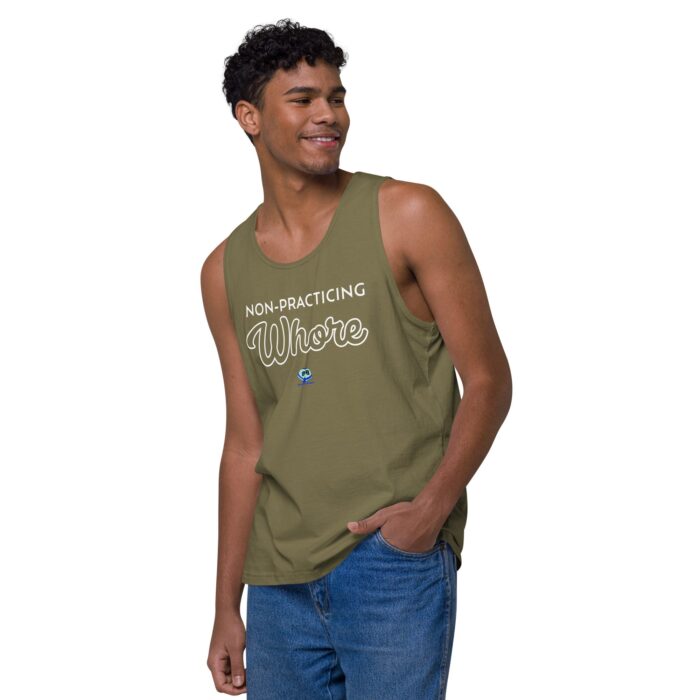 Men’s premium tank top - Non-Practicing Whore - Image 27