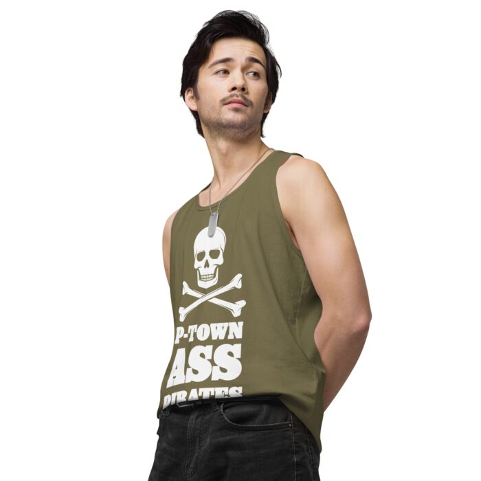 Men’s premium tank top - P-Town Ass Pirates - Image 34