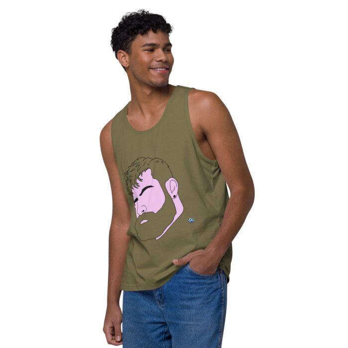 Men’s premium tank top - Smolder - Image 28