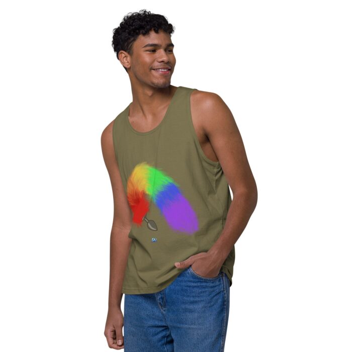 Men’s premium tank top - Tails - Image 27