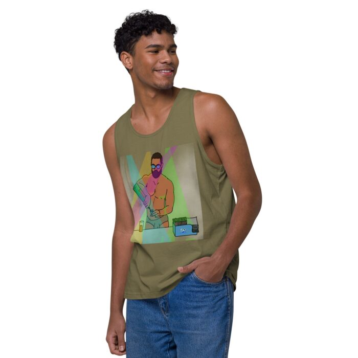 Men’s premium tank top - The Bartender - Image 28