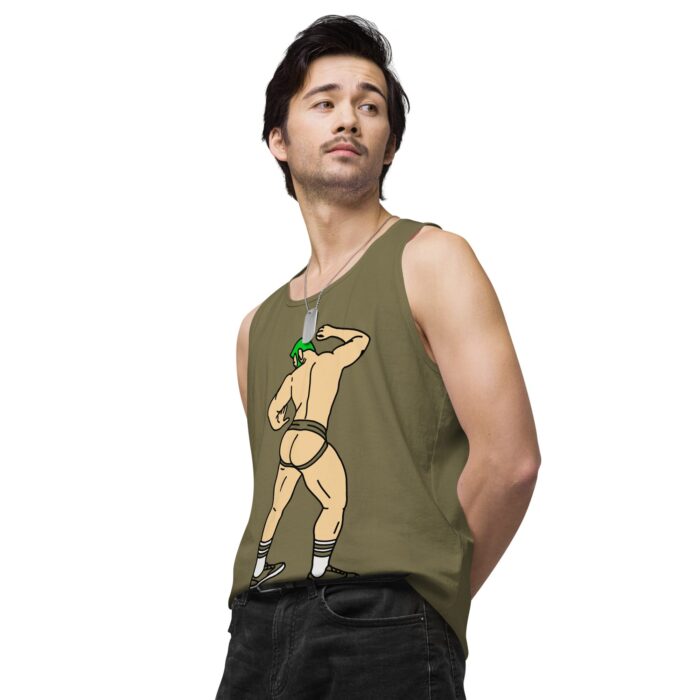 Men’s premium tank top - Up Against The Wall - Image 34