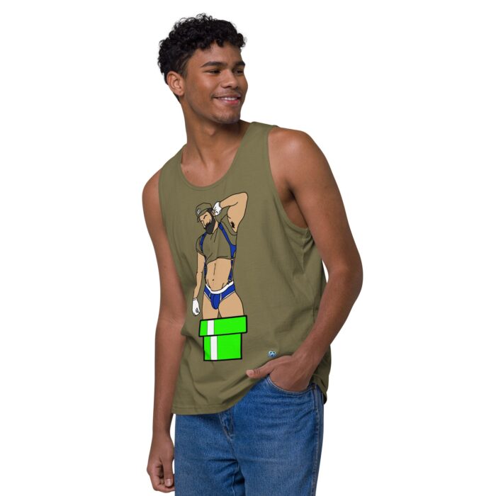 Men’s premium tank top - Warp Pipe Dreams - Image 27