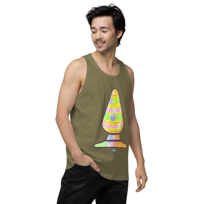 Men’s premium tank top - Easter Egg Butt Plug - Image 24
