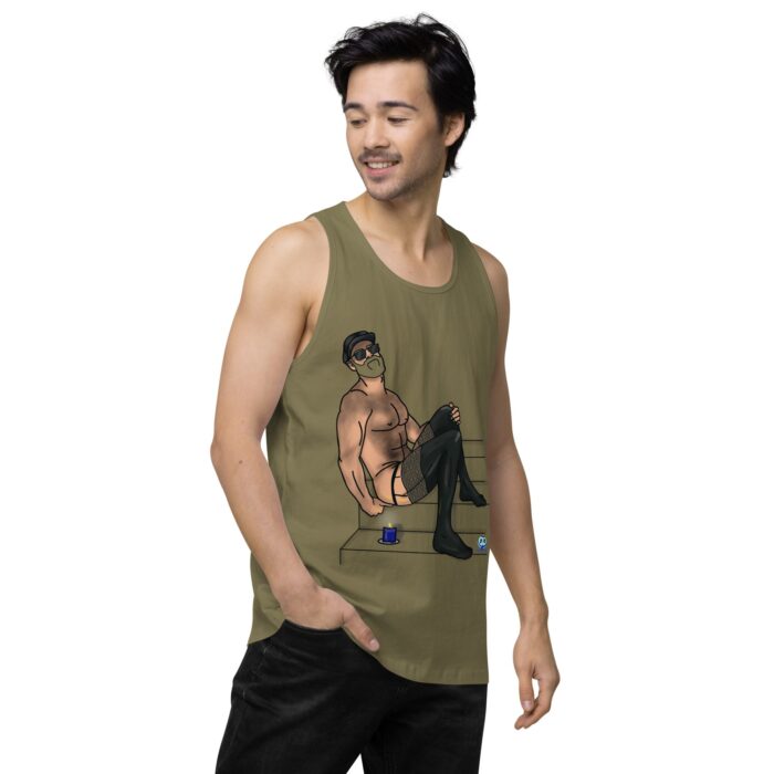 Men’s premium tank top - Leather and Lace - Image 34