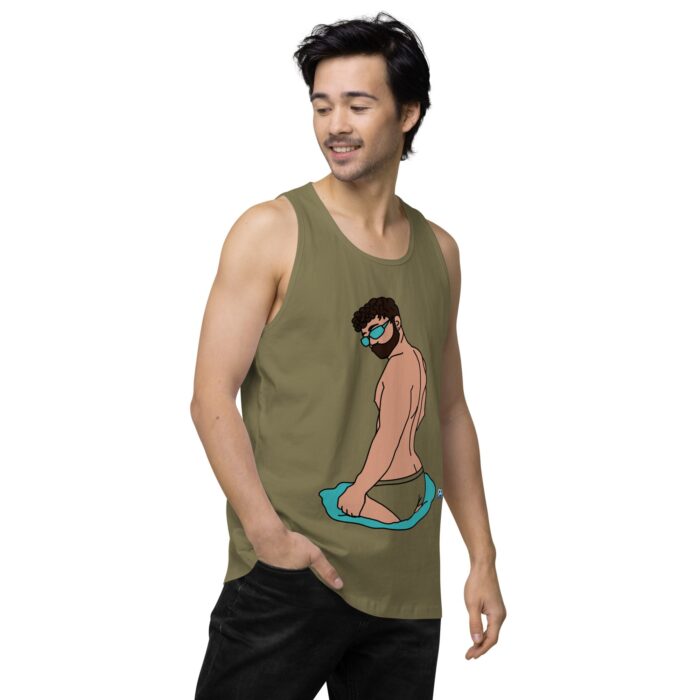 Men’s premium tank top - Pool Boy - Image 33