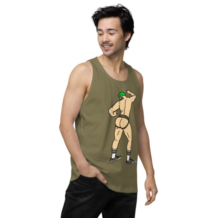Men’s premium tank top - Up Against The Wall - Image 33