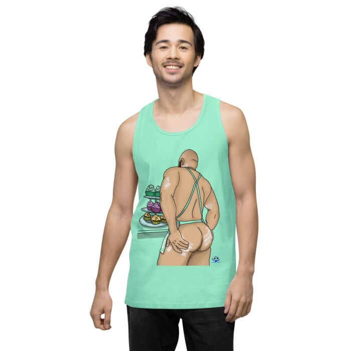 Men’s premium tank top - Cakes - Image 24
