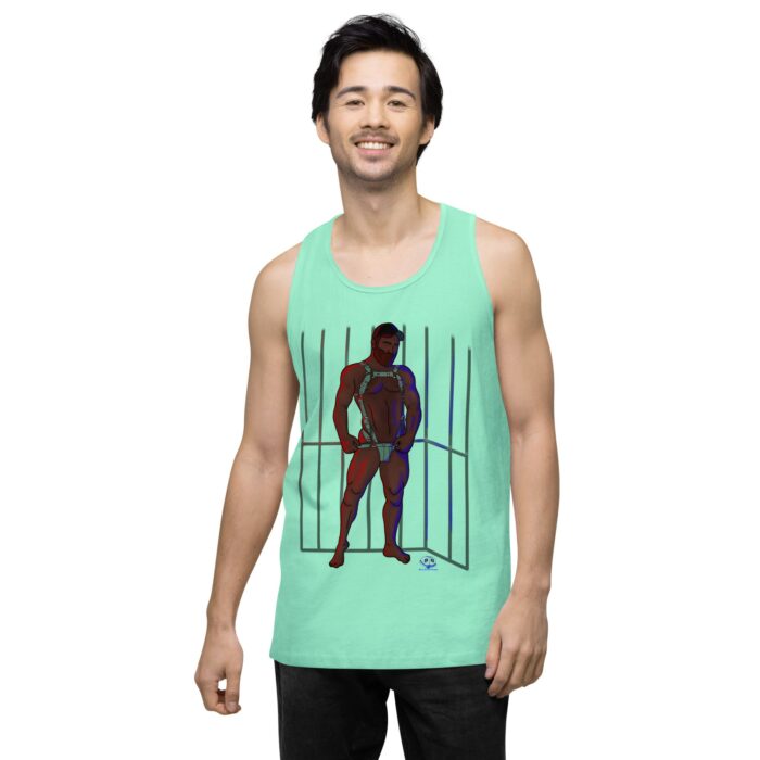 Men’s premium tank top - Busted - Image 24