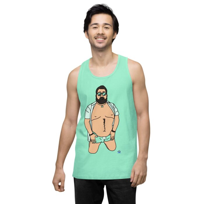 Men’s premium tank top - Confidence is Sexy - Image 57