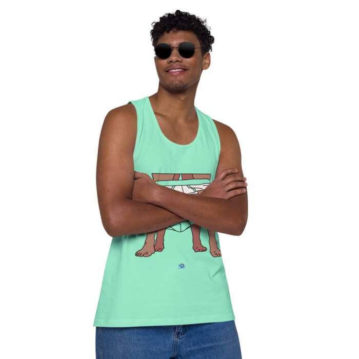 Men’s premium tank top - Dropped Drawers - Image 46